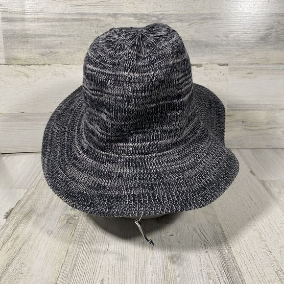 Torrid Marbled Gray Woven Bucket Hat OS Floppy Brim Fall Winter Classic NWT - Picture 2 of 5